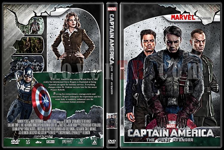 Captain America (Collection) - Custom Dvd Cover Set - English [2011-2014]-captain_americajpg