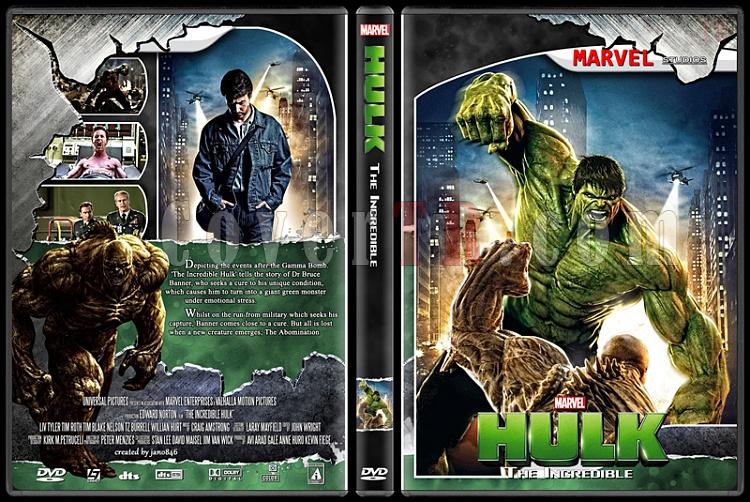 Hulk (Collection) - Custom Dvd Cover Set - English [2003-2008]-the_incredible_hulkjpg