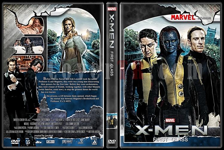 X-Men and The Wolverine Collection - Custom Dvd Cover Set - English [2000-2014]-x-men_first_classjpg