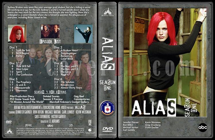 Alias (Seasons 1-4) - Custom Dvd Cover Set - English [2001-2006]-alias-season-1-dvd-cover-v2jpg