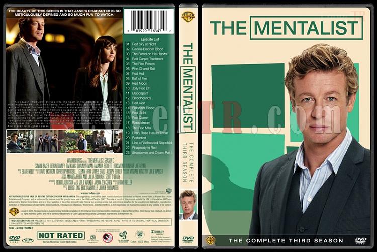 The Mentalist (Seasons 1-7) - Custom Dvd Cover Set - English [2008-2015]-mentalist-season-3jpg