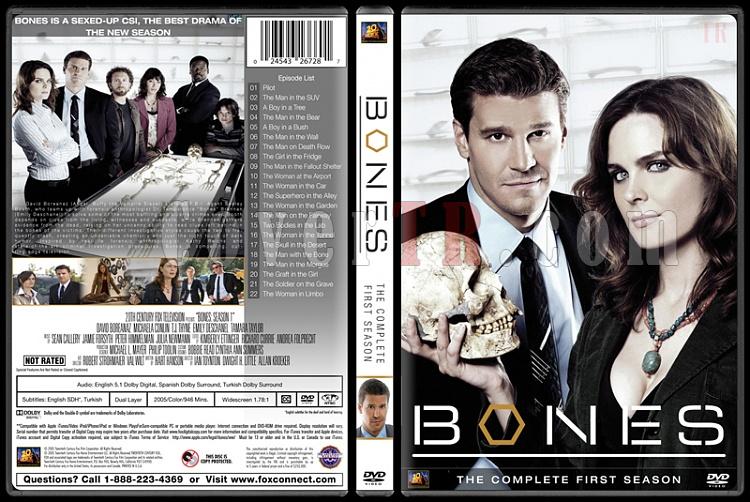 Bones (Seasons 1-10) - Custom Dvd Cover Set - English [2005-?]-bones-season-01jpg