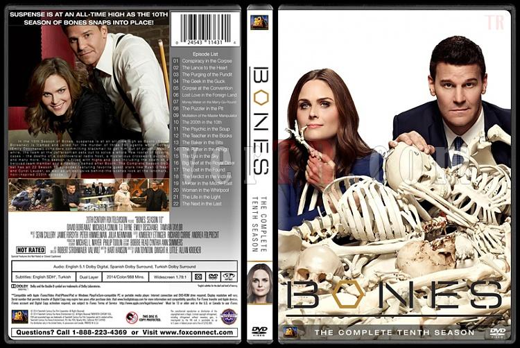 Bones (Seasons 1-10) - Custom Dvd Cover Set - English [2005-?]-bones-season-10jpg