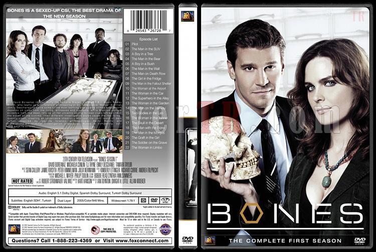 Bones (Seasons 1-10) - Custom Dvd Cover Set - English [2005-?]-bones-season-01jpg