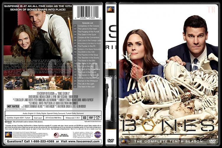 Bones (Seasons 1-10) - Custom Dvd Cover Set - English [2005-?]-bones-season-10jpg