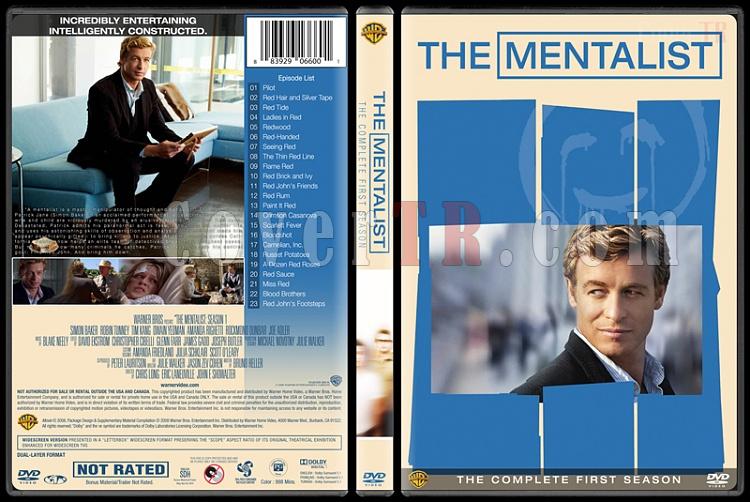 The Mentalist (Seasons 1-7) - Custom Dvd Cover Set - English [2008-2015]-mentalist-season-1-spinejpg