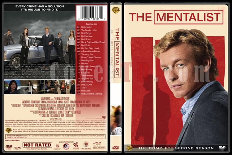 The Mentalist (Seasons 1-7) - Custom Dvd Cover Set - English [2008-2015]-mentalist-season-2-spinejpg