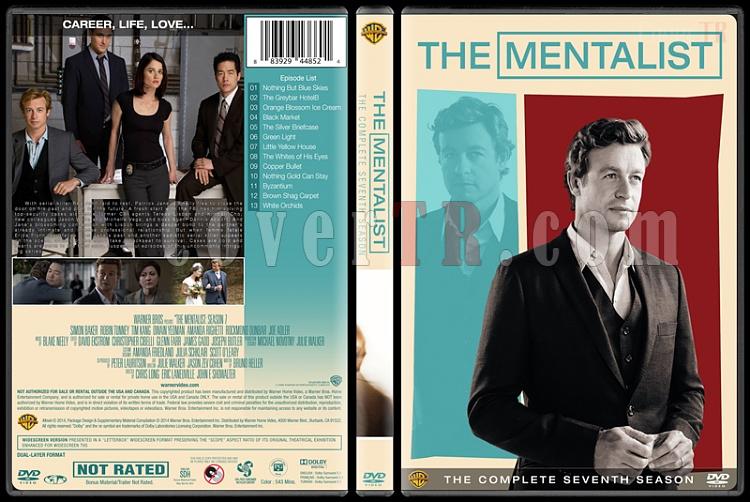 The Mentalist (Seasons 1-7) - Custom Dvd Cover Set - English [2008-2015]-mentalist-season-7-spinejpg