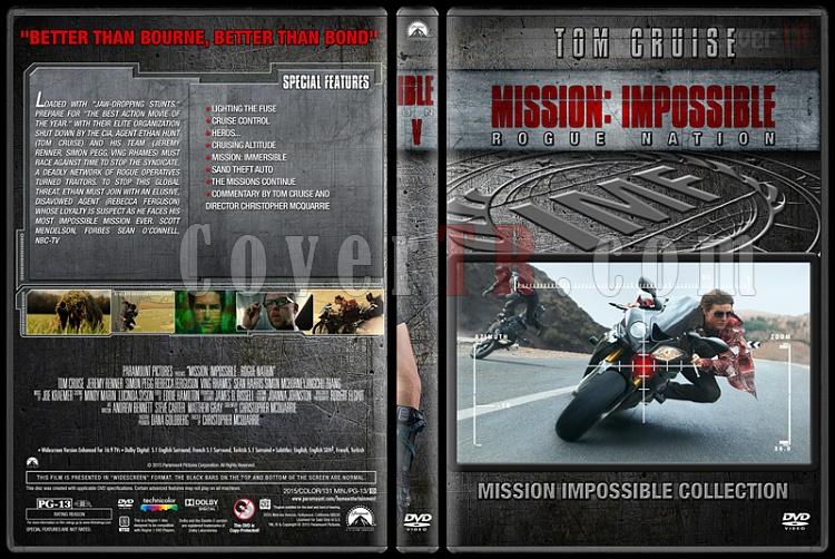 Mission: Impossible Collection - Custom Dvd Cover Set - English [1996-2015]-5jpg