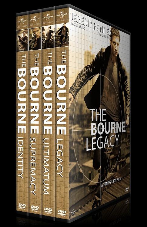 The Bourne Collection - Custom Dvd Cover Set - English [2002-2012]-0jpg