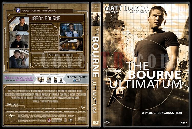 The Bourne Collection - Custom Dvd Cover Set - English [2002-2012]-3jpg