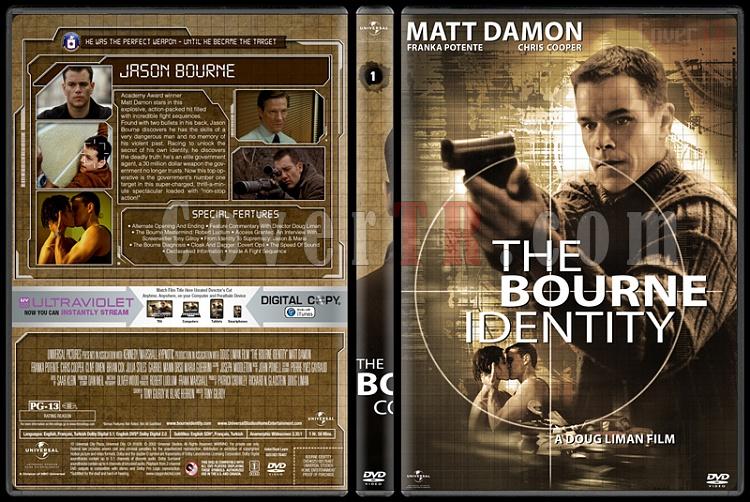 The Bourne Collection - Custom Dvd Cover Set - English [2002-2012]-1jpg