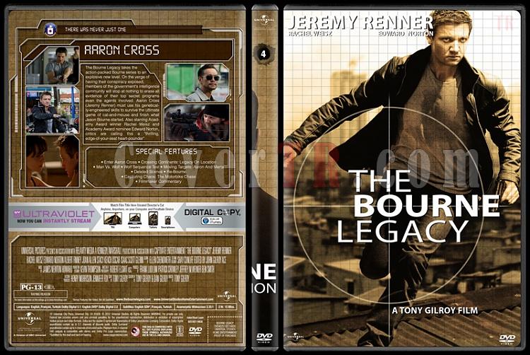 The Bourne Collection - Custom Dvd Cover Set - English [2002-2012]-4jpg