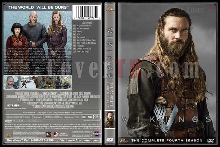 Vikings (Season 1-4) - Custom Dvd Cover Set - English [2013-?]-vikings-season-4jpg