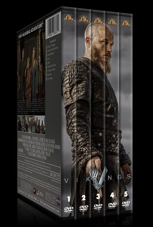 Vikings (Season 1-4) - Custom Dvd Cover Set - English [2013-?]-00jpg