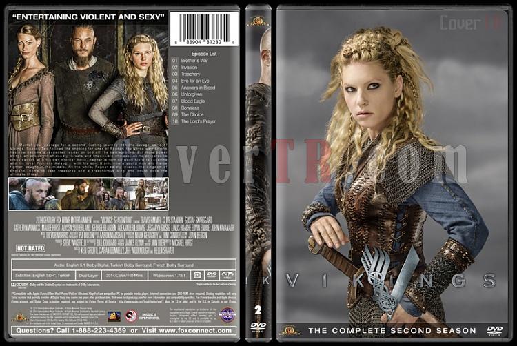 Vikings (Season 1-4) - Custom Dvd Cover Set - English [2013-?]-vikings-season-2jpg