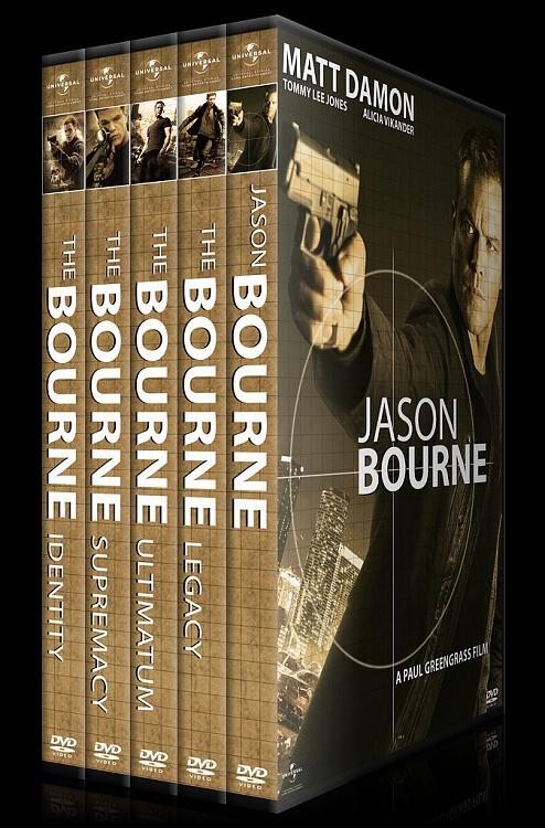 The Bourne Collection - Custom Dvd Cover Set - English [2002-2016]-00jpg