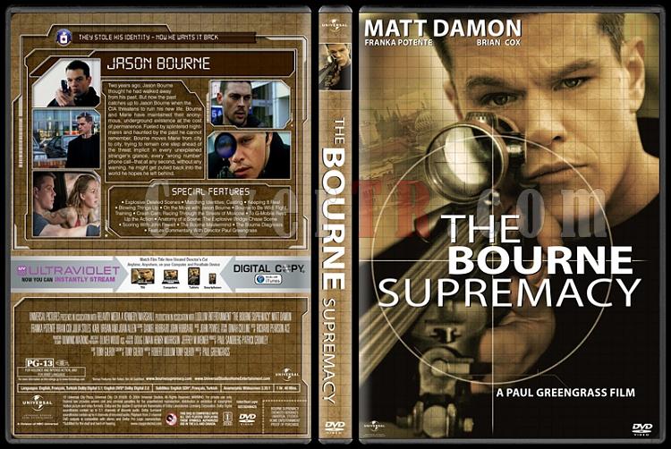 The Bourne Collection - Custom Dvd Cover Set - English [2002-2016]-03jpg