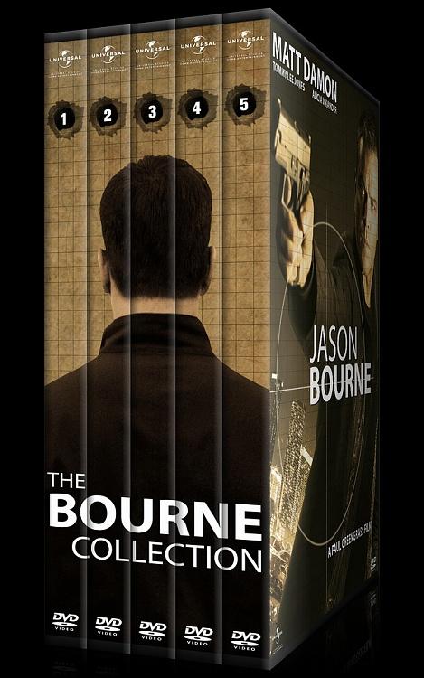The Bourne Collection - Custom Dvd Cover Set - English [2002-2016]-00jpg