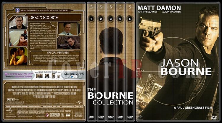 The Bourne Collection - Custom Dvd Cover Set - English [2002-2016]-01jpg