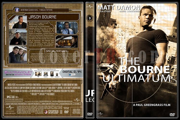 The Bourne Collection - Custom Dvd Cover Set - English [2002-2016]-04jpg
