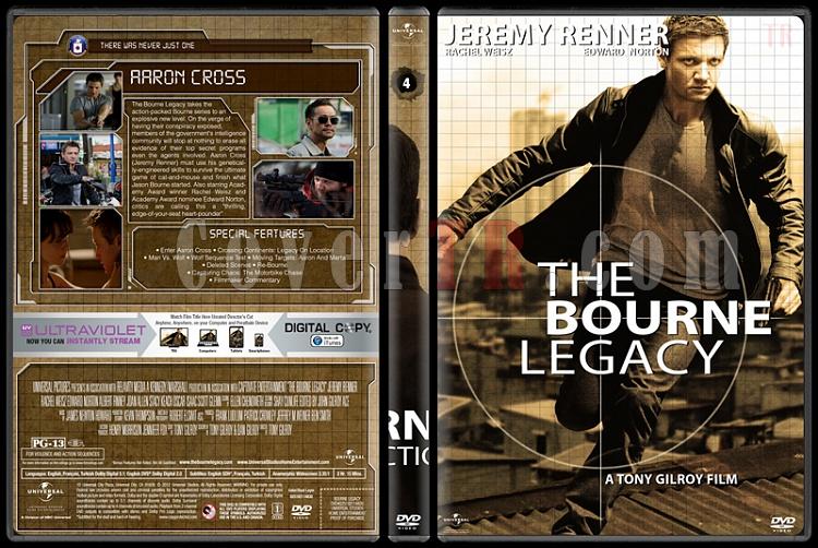 The Bourne Collection - Custom Dvd Cover Set - English [2002-2016]-05jpg