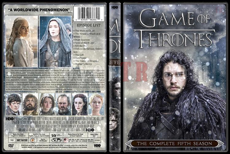 Game of Thrones (Season 1-6) - Custom Dvd Cover Set - English [2011-?]-5jpg