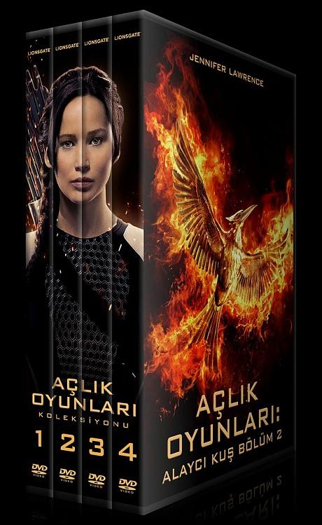 The Hunger Games Series (Alk Oyunlar Serisi) - Custom Dvd Cover Set [2012-2015]-previewjpg