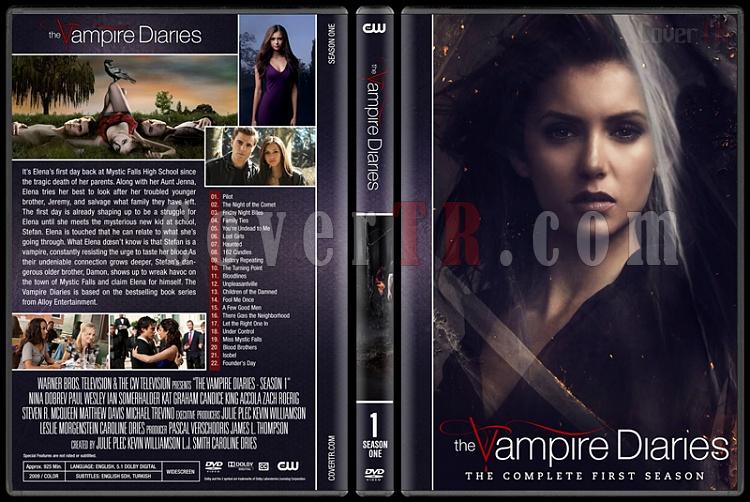 The Vampire Diaries (Seasons 1-8) - Custom Dvd Cover Set - English [2009-2017]-1jpg