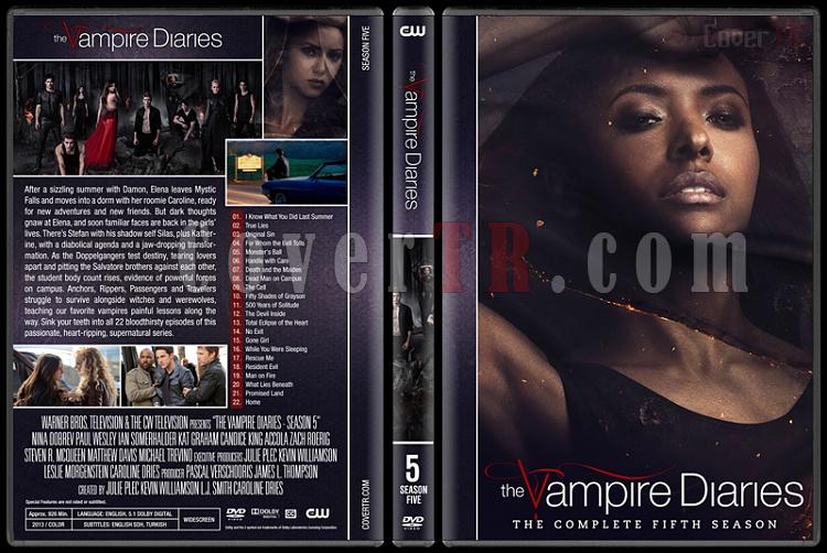 The Vampire Diaries (Seasons 1-8) - Custom Dvd Cover Set - English [2009-2017]-5jpg