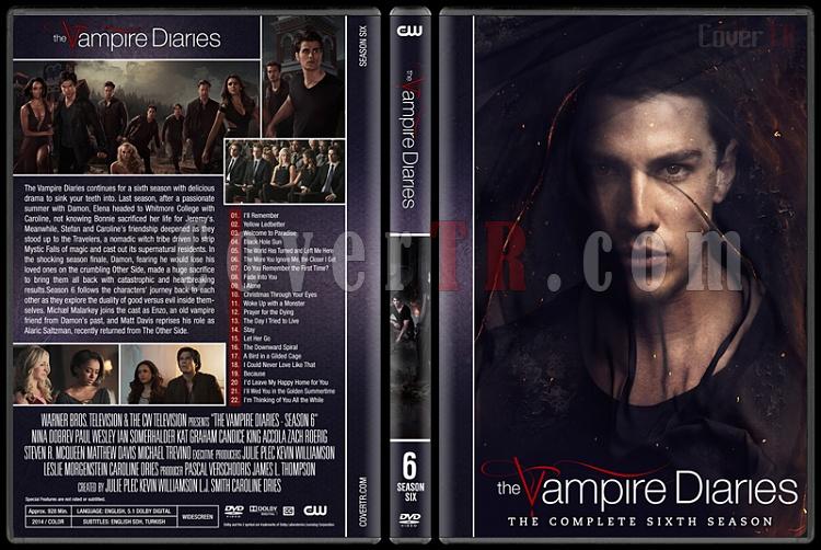 The Vampire Diaries (Seasons 1-8) - Custom Dvd Cover Set - English [2009-2017]-6jpg