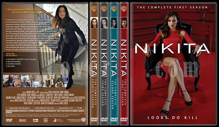 Nikita (Seasons 1-4) - Custom Dvd Cover Set - English [2010-2013]-standard-4-season-flatjpg