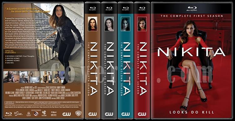 Nikita (Seasons 1-4) - Custom Dvd Cover Set - English [2010-2013]-4-flatjpg