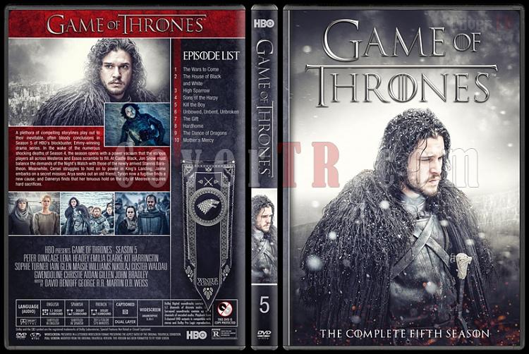 Game of Thrones (Seasons 1-8) - Custom Dvd Cover Set - English [2011-2018]-5jpg