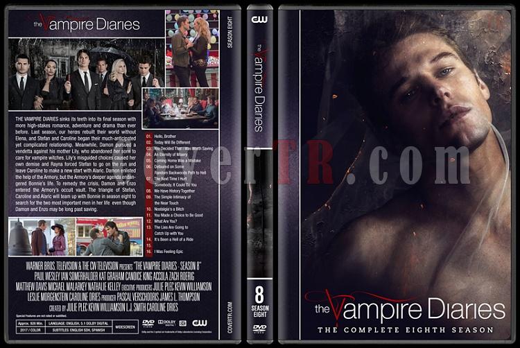 The Vampire Diaries (Seasons 1-8) - Custom Dvd Cover Set - English [2009-2017]-8jpg