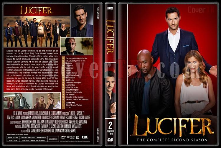 Lucifer (Seasons 1-2) - Custom Dvd Cover Set - English [2015-?]-2jpg