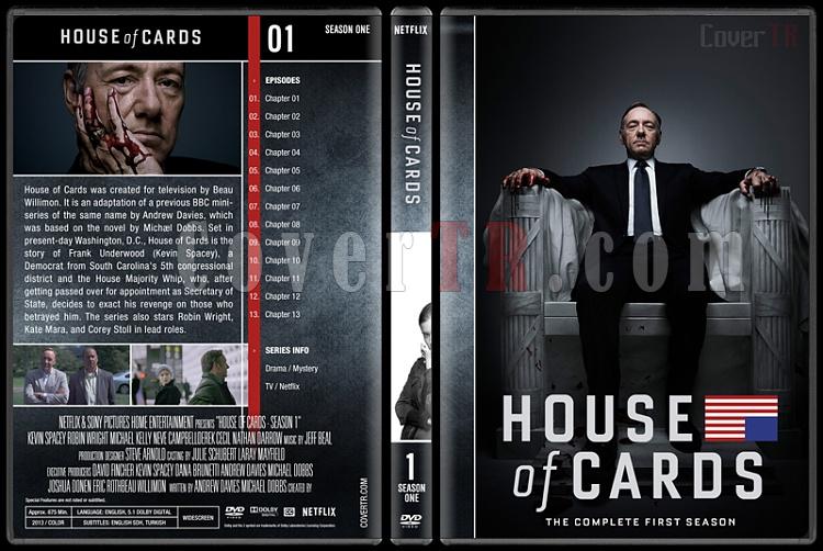 House of Cards (Seasons 1-5) - Custom Dvd Cover Set - English [2013-?]-1jpg