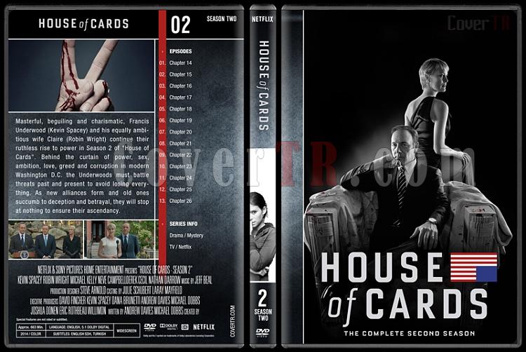 House of Cards (Seasons 1-5) - Custom Dvd Cover Set - English [2013-?]-2jpg