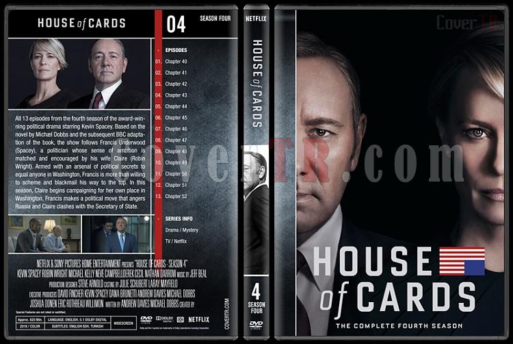 House of Cards (Seasons 1-5) - Custom Dvd Cover Set - English [2013-?]-4jpg