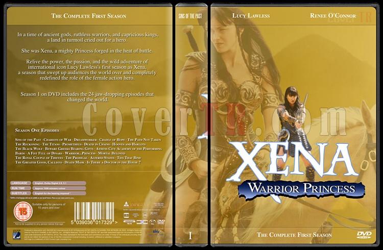 Xena (Season 1-6) - Custom Dvd Cover Set - English [1995-2001]-xena-season-1jpg