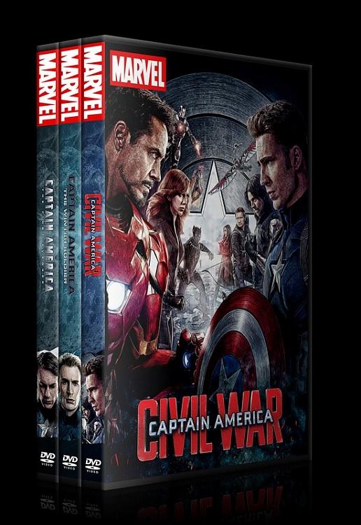 Captain America - Custom Dvd Cover Set - English [2011-2014-2016]-0jpg