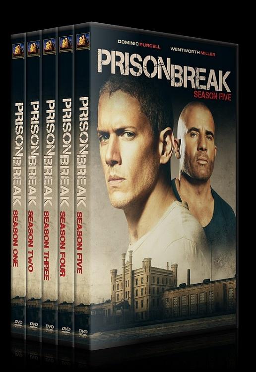 Prison Break (Seasons 1-5) - Custom Dvd Cover Set - English [2005-2017]-0jpg