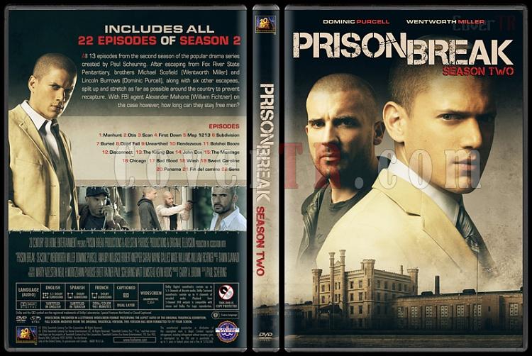 Prison Break (Seasons 1-5) - Custom Dvd Cover Set - English [2005-2017]-2jpg