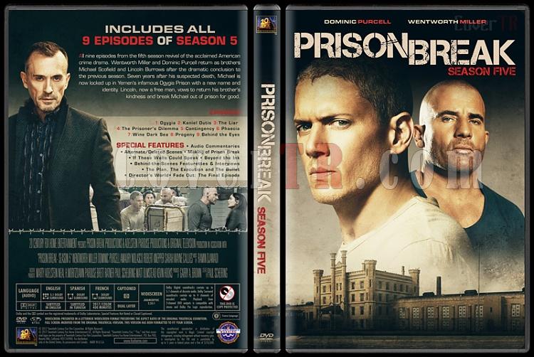 Prison Break (Seasons 1-5) - Custom Dvd Cover Set - English [2005-2017]-5jpg