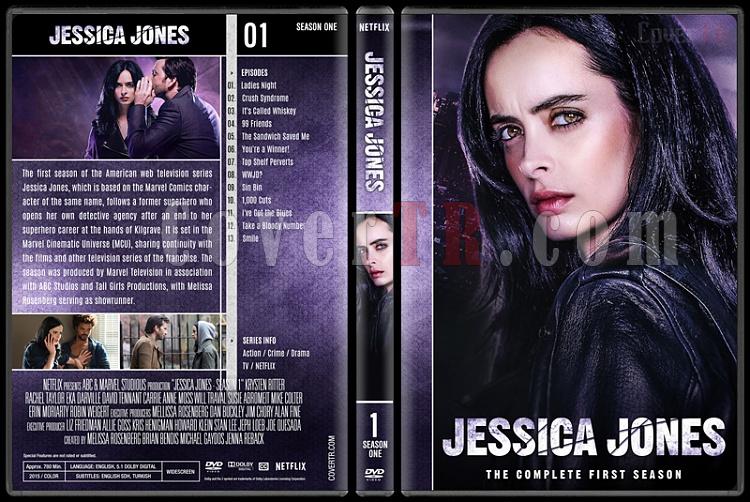 Jessica Jones (Season 1-2) - Custom Dvd Cover Set - English [2015-?]-1jpg