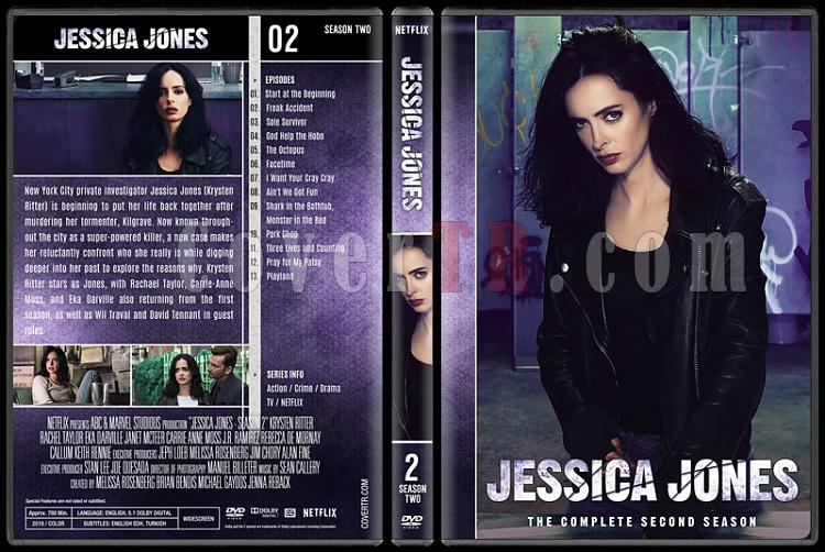 Jessica Jones (Season 1-2) - Custom Dvd Cover Set - English [2015-?]-2jpg