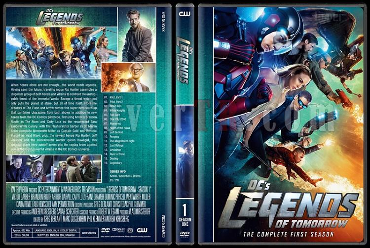 Legends of Tomorrow (Season 1-3) - Custom Dvd Cover Set - English [2016-?]-1jpg