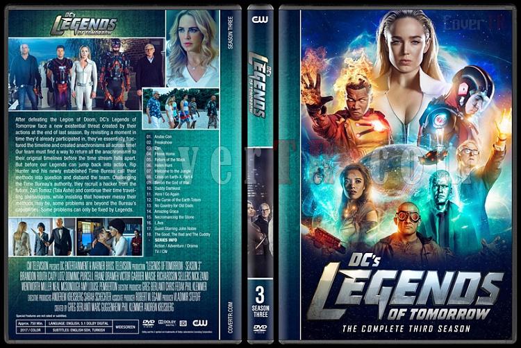 Legends of Tomorrow (Season 1-3) - Custom Dvd Cover Set - English [2016-?]-3jpg