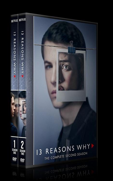 13 Reasons Why Season 1 2 Custom Dvd Cover Box Set English 17 18 Covertr