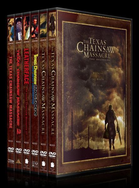 Texas Chainsaw Massacre Collection - Dvd Cover Set [1974-2006]-setjpg